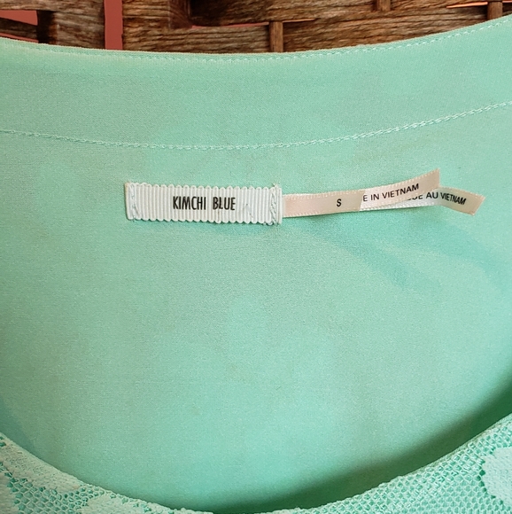 Urban Outfitters Mint Green Floral Lace Dr… - Picture 6 of 8